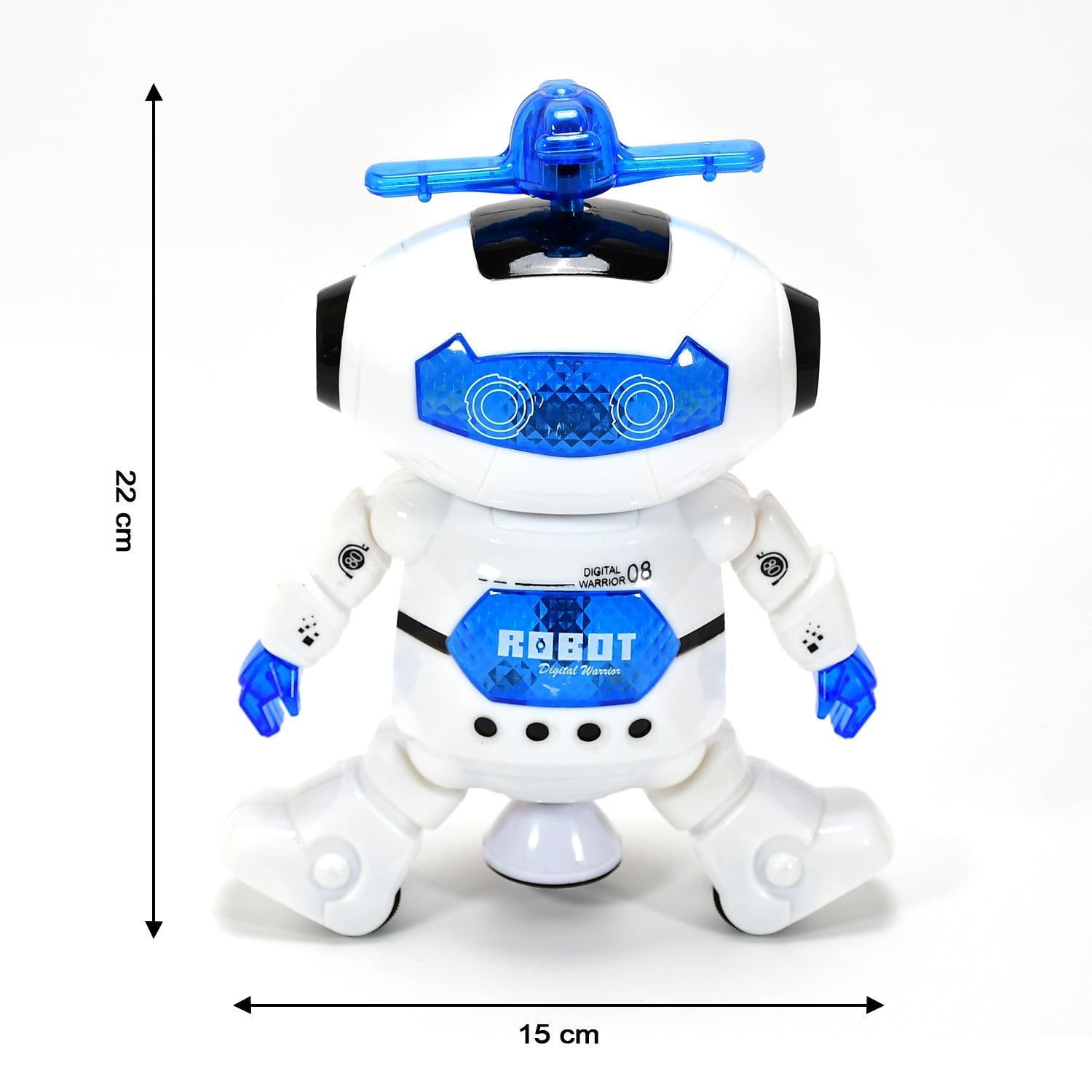 4462 ﻿Dancing Robot with 3D Lights and Music. DeoDap