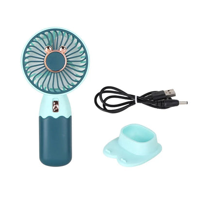 479 Mini Fan Rechargeable Table Fan Handheld Fan USB Fan Desk Fan Cooling Fan For Home , Office , Car, & Multi Use Fan DeoDap