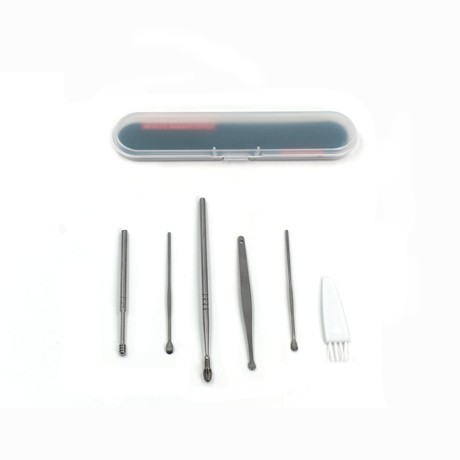 6314 6Pcs Earwax Removal Kit | Ear Cleansing Tool Set | Ear Curette Ear Wax Remover Tool DeoDap