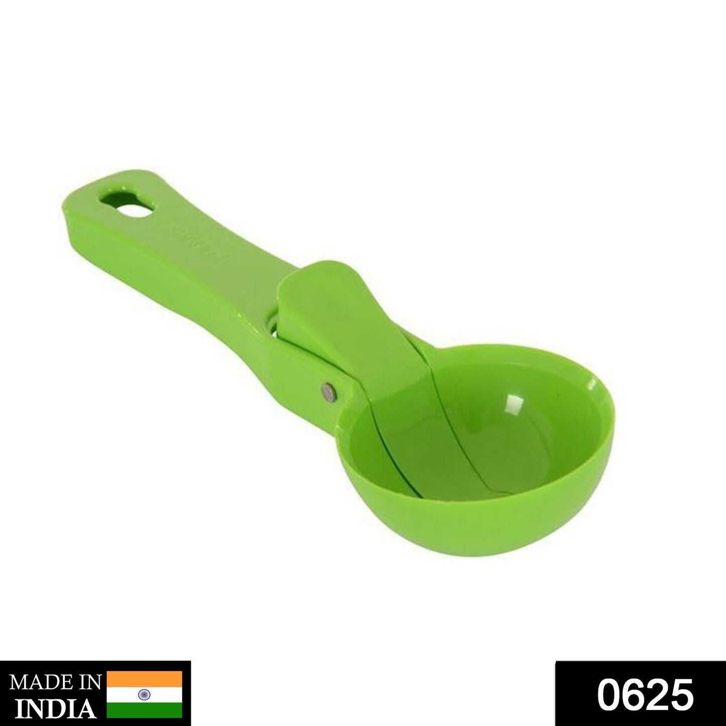 625 Plastic Ice Cream Scoop, 1 pc, Green DeoDap