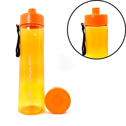 2716 Unbreakable, Leakproof, Durable, BPA Free, Non-Toxic Plastic Water Bottles, 1 Litre (Pack of 3, Assorted Color) DeoDap