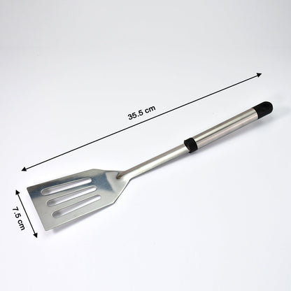 2998 Stainless Steel 14Inch Turners/Slotted Turner/Cooking Turner/for Dosa, Roti, Omlette, Parathas, PavBhaji. DeoDap