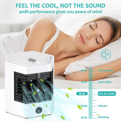 1488 Mini Air Conditioner ARCTIC COOLER Air Cooler Humidifier Mini Portable Air Cooler Fan Arctic Air Personal Space Cooler The Quick & Easy Way to Cool Any Space Air Conditioner DeoDap