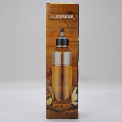 2346 Oil Dispenser Transparent Plastic Oil Bottle |  1 Liter DeoDap