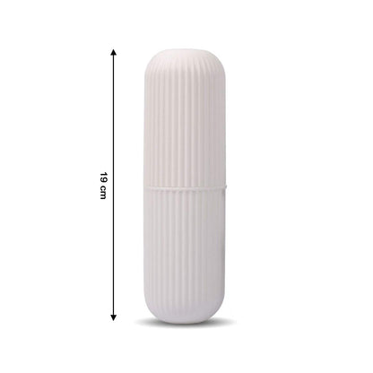 1355A Capsule Shape Travel Toothbrush Toothpaste Case Holder Portable Toothbrush Storage Plastic Toothbrush Holder (Multicolor) 