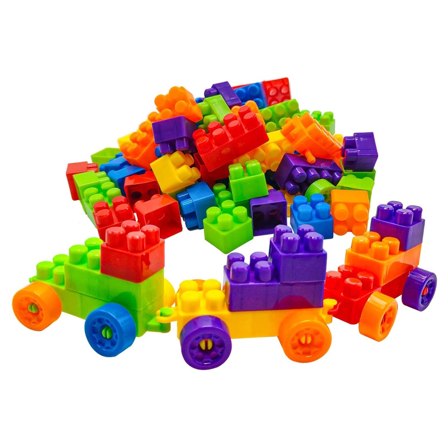 8077 60pc Building Blocks Early Learning Educational Toy for Kids DeoDap