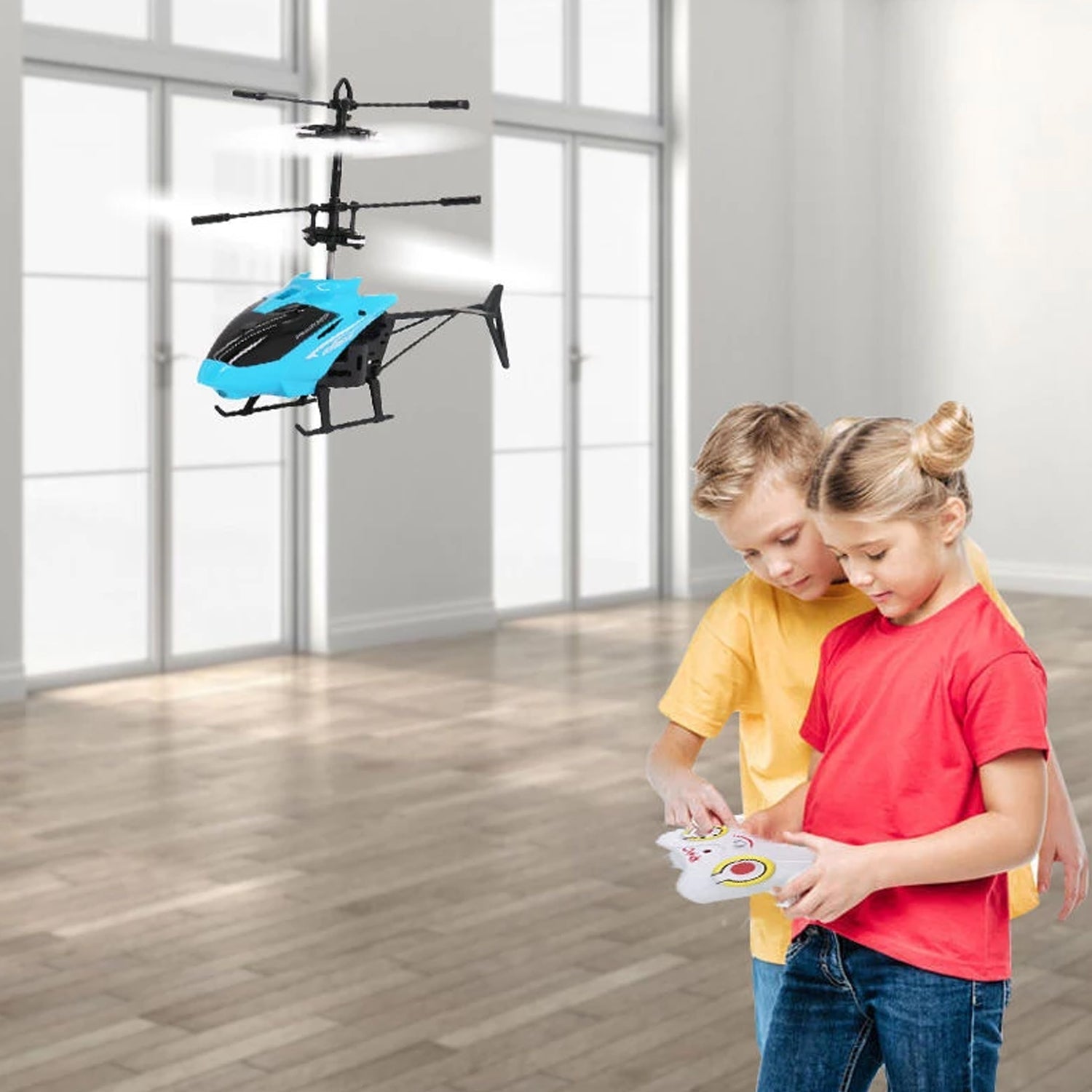 4456 Remote Control Helicopter with USB Chargeable Cable for Boy and Girl Children (Pack of 1) DeoDap