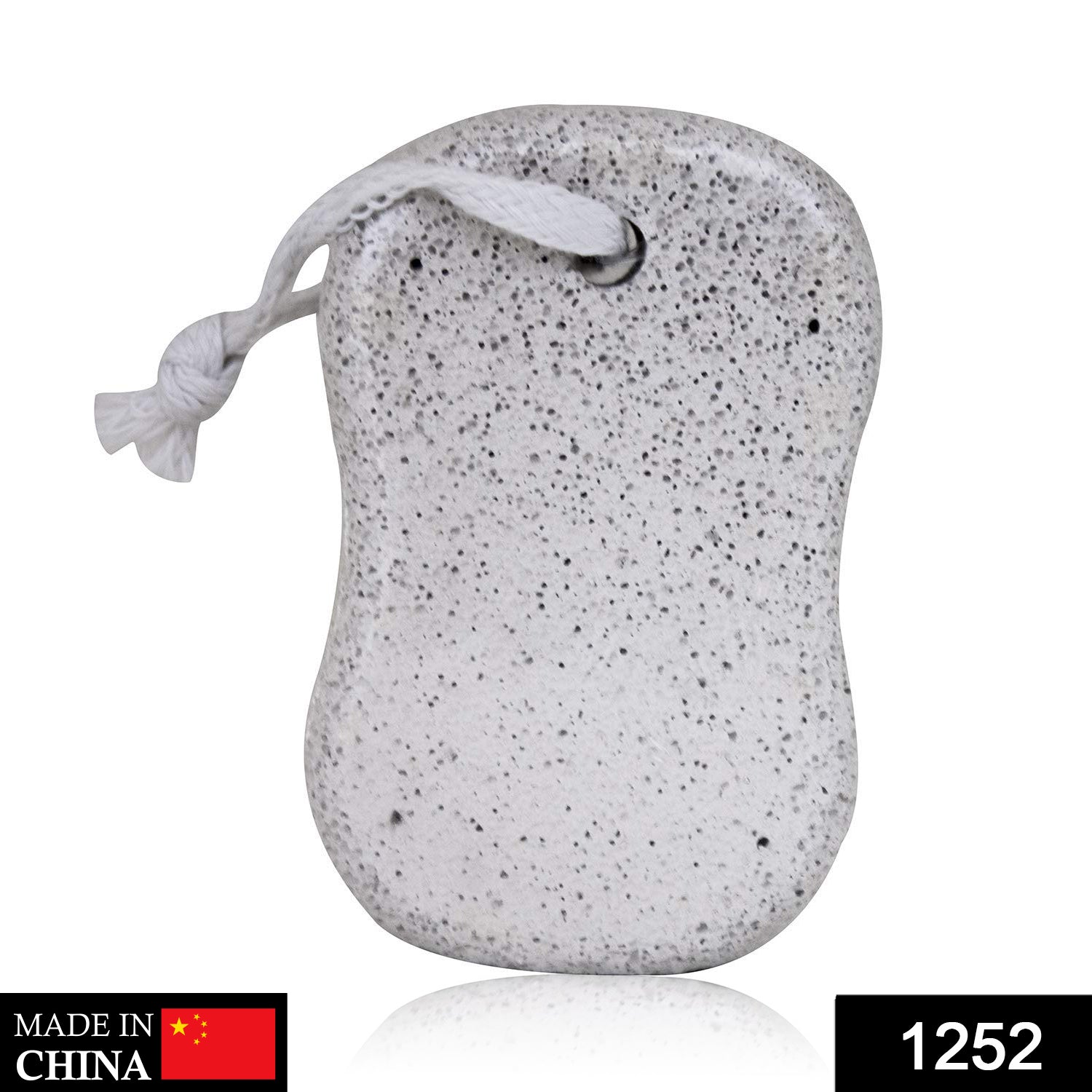 1252 Oval Shape Stone Foot, Heel Scrubber For Unisex Foot Scrubber Stone DeoDap