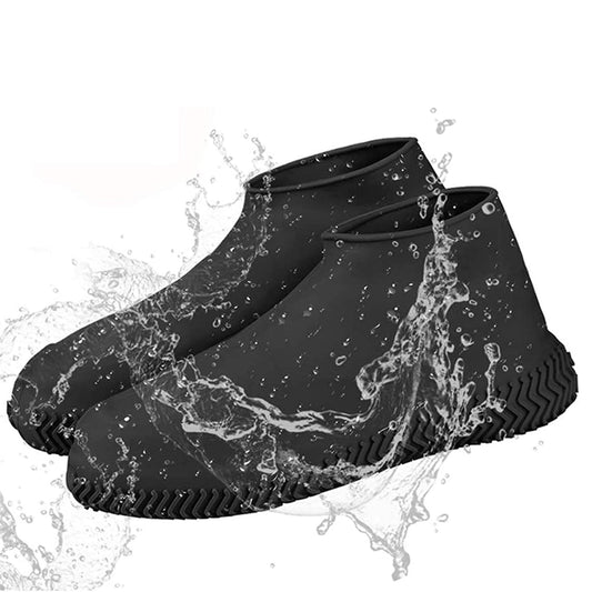 4866A NON-SLIP SILICONE RAIN REUSABLE ANTI SKID WATERPROOF FORDABLE BOOT SHOE COVER ( LARGE ) 