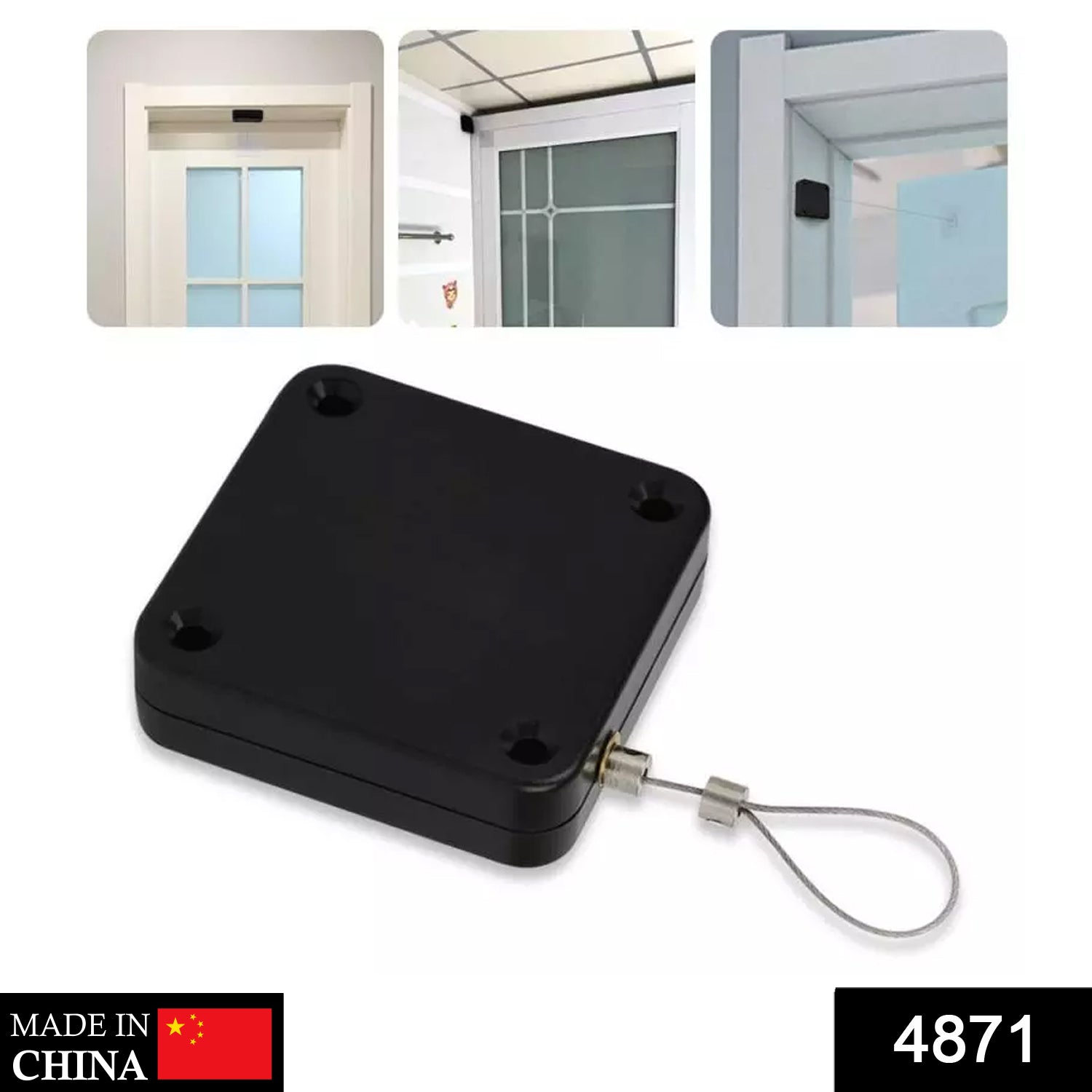 4871 Punch-Free Automatic Sensor Door Closer DeoDap