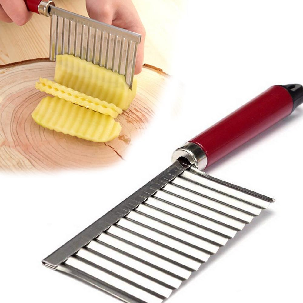 2007_Crinkle Cut Knife Potato Chip Cutter With Wavy Blade French Fry Cutter DeoDap