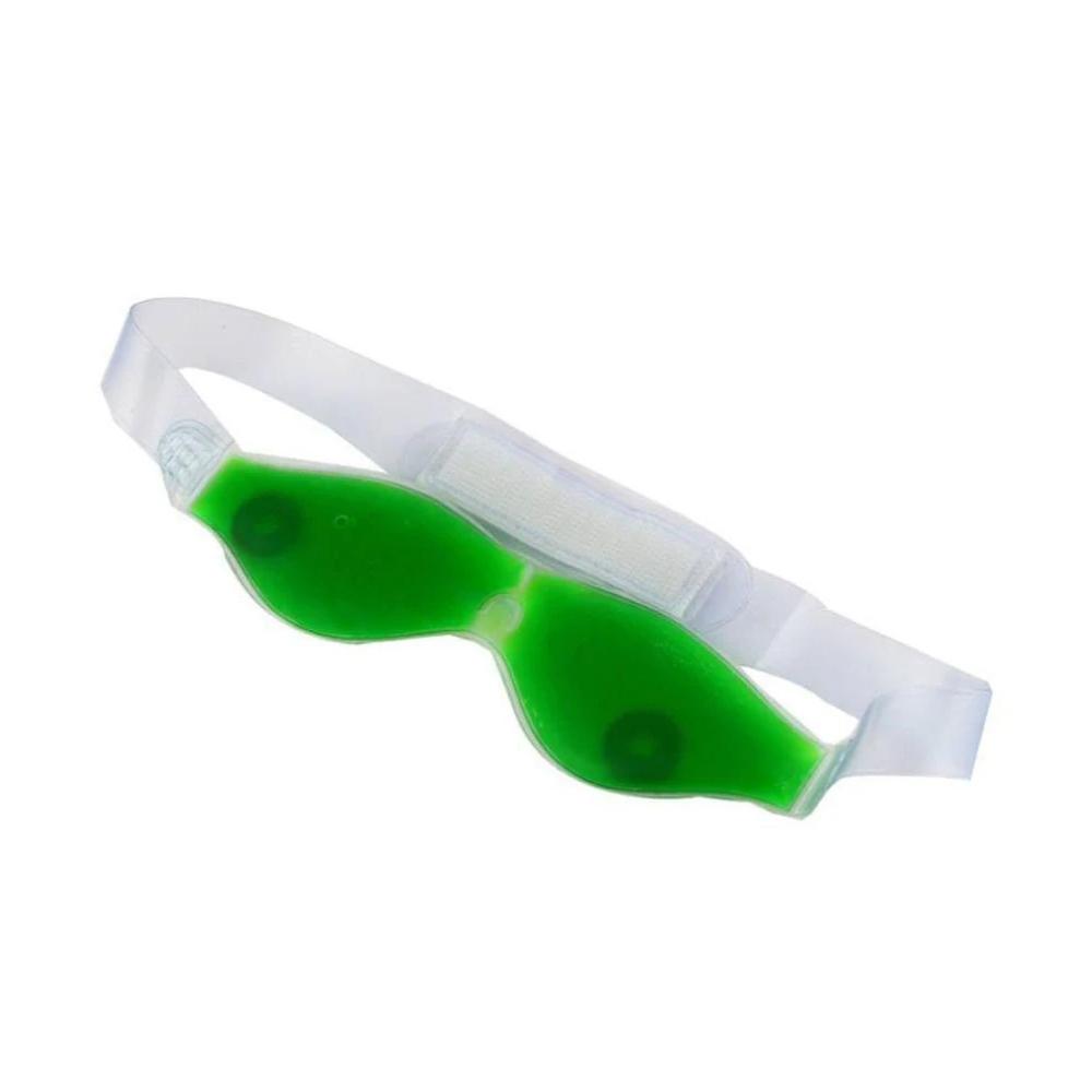 403 Cold Eye Mask with Stick-on Straps (Green) DeoDap