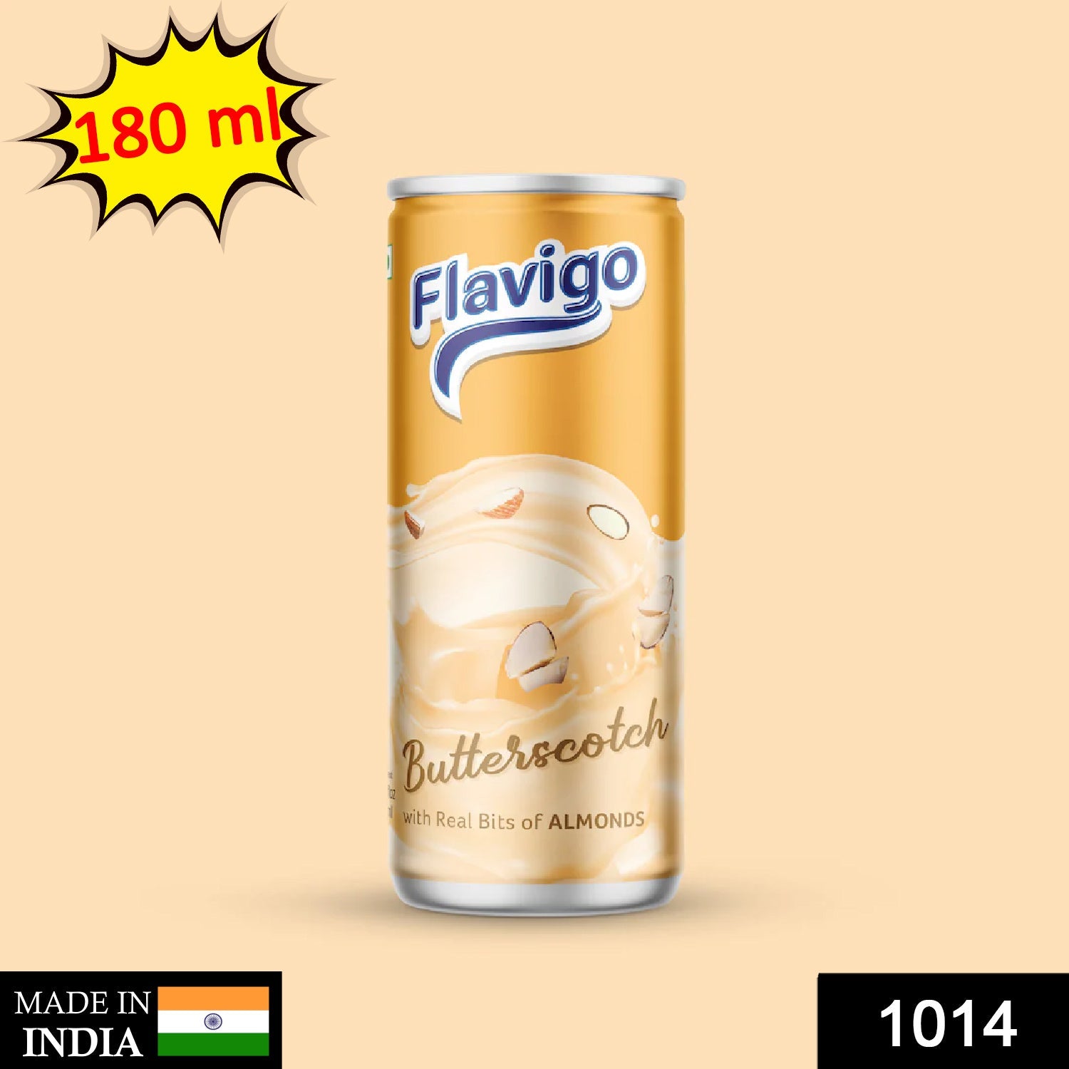 1014 Flavigo Butter Scotch Ice Cream Milkshake (180Ml) | Ice cream shakes 