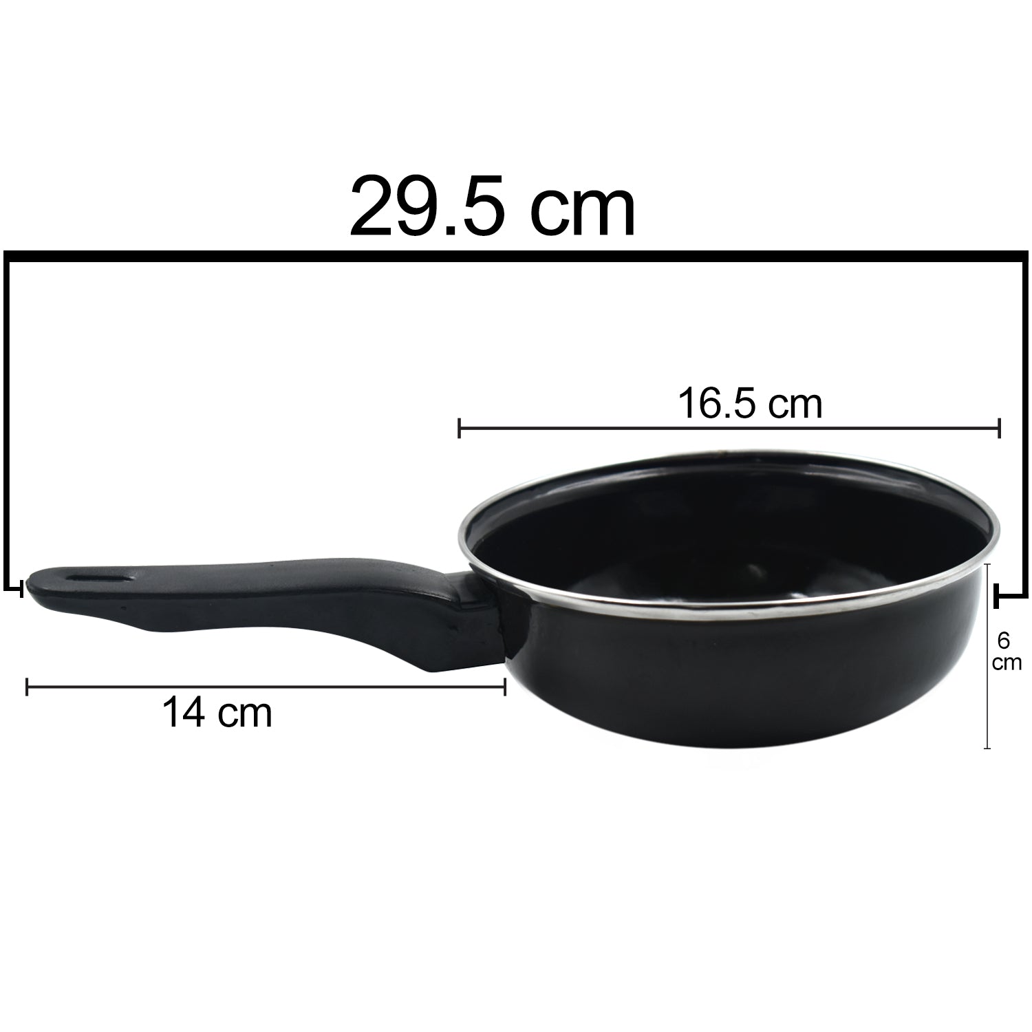 2522 Non-Stick Gas Compatible Fry Pan Without Lid DeoDap