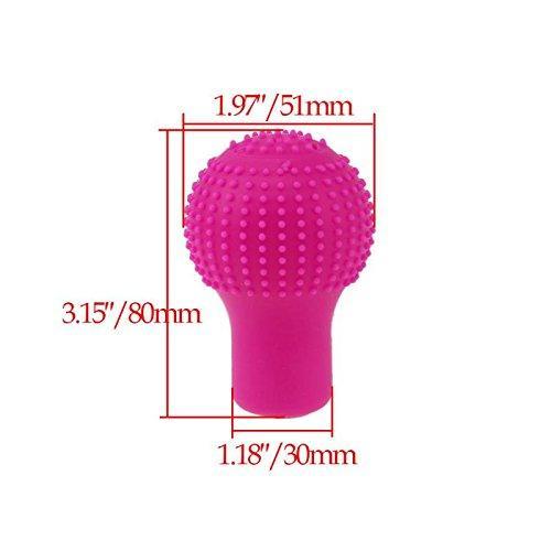 278 Anti-Scratch Universal Fit Silicon Gear Shift Knob Protective Cover DeoDap