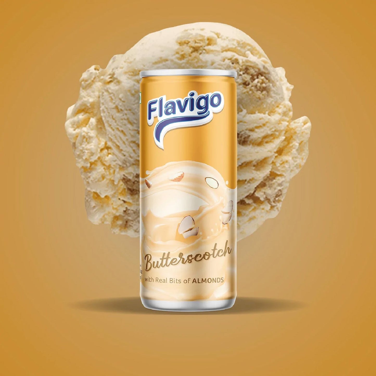 1014 Flavigo Butter Scotch Ice Cream Milkshake (180Ml) | Ice cream shakes 