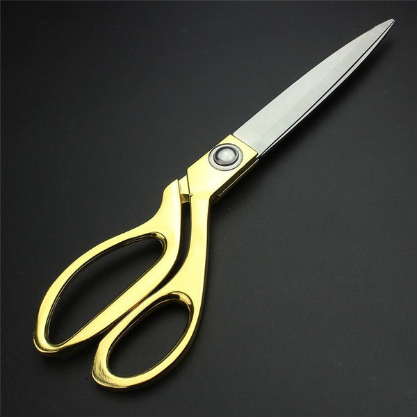 0560 Gold Plated Professional Cloth Cutting Scissor DeoDap