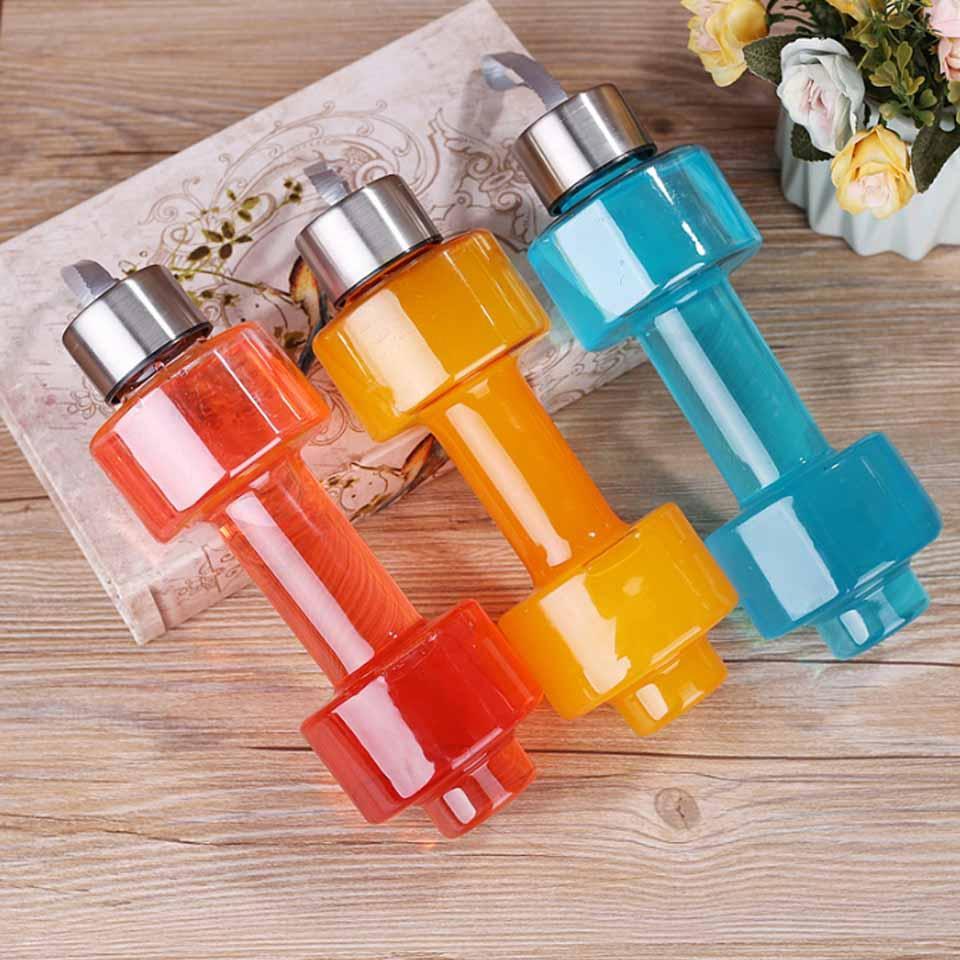 2002_Steel Cap Plastic water Dumbbells Bottle DeoDap