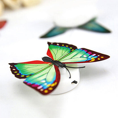 6235 The Butterfly 3D Night Lamp Comes with 3D Illusion Design Suitable for Drawing Room, Lobby. DeoDap