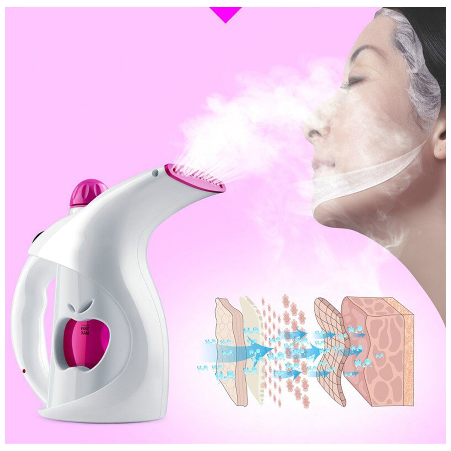 1261A Ionic Steam Thermal Spa Steamer for Beauty Salon DeoDap