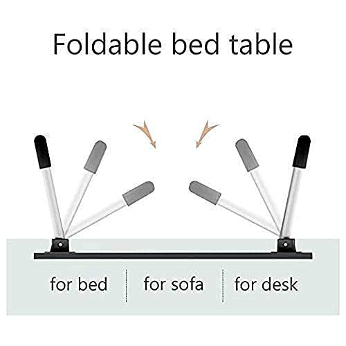 7858 FOLDABLE BED STUDY TABLE PORTABLE MULTIFUNCTION LAPTOP TABLE LAPDESK FOR CHILDREN BED FOLDABLE TABLE WORK OFFICE HOME WITH TABLET SLOT & CUP HOLDER DeoDap