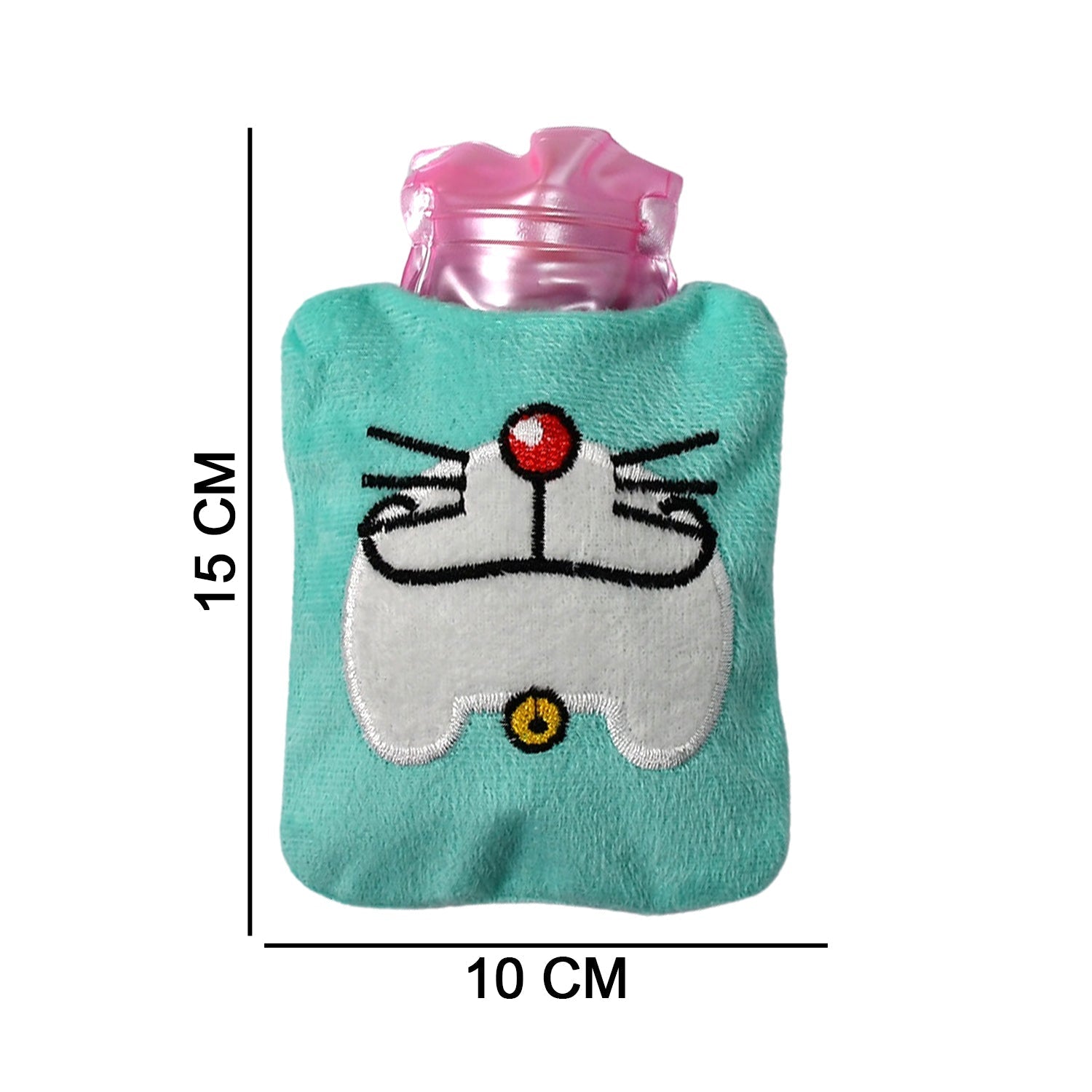 6529 Doremon Cartoon small Hot Water Bag with Cover for Pain Relief, Neck, Shoulder Pain and Hand, Feet Warmer, Menstrual Cramps. DeoDap