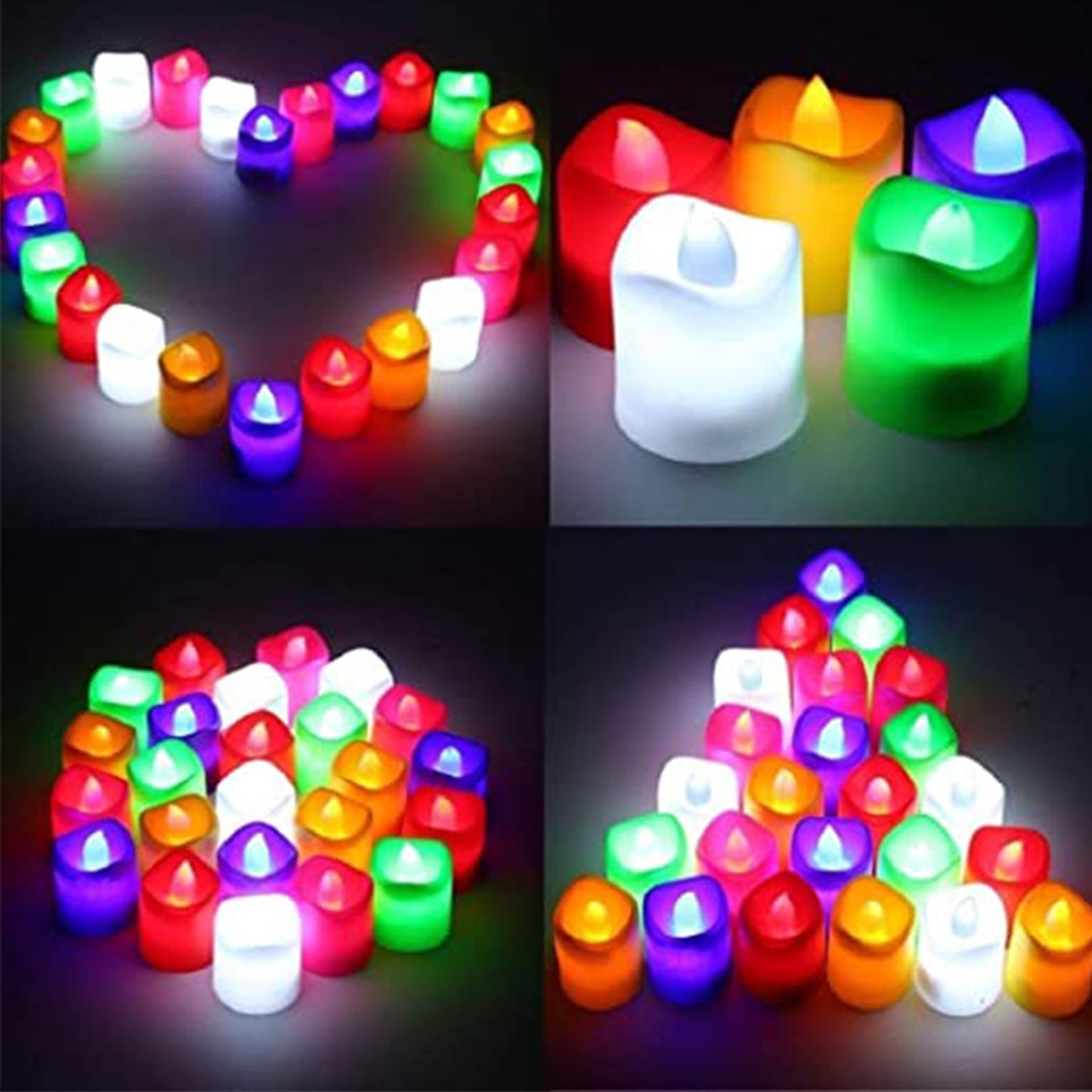 6430 1PC FESTIVAL DECORATIVE - LED TEALIGHT CANDLES | BATTERY OPERATED CANDLE IDEAL FOR PARTY. DeoDap