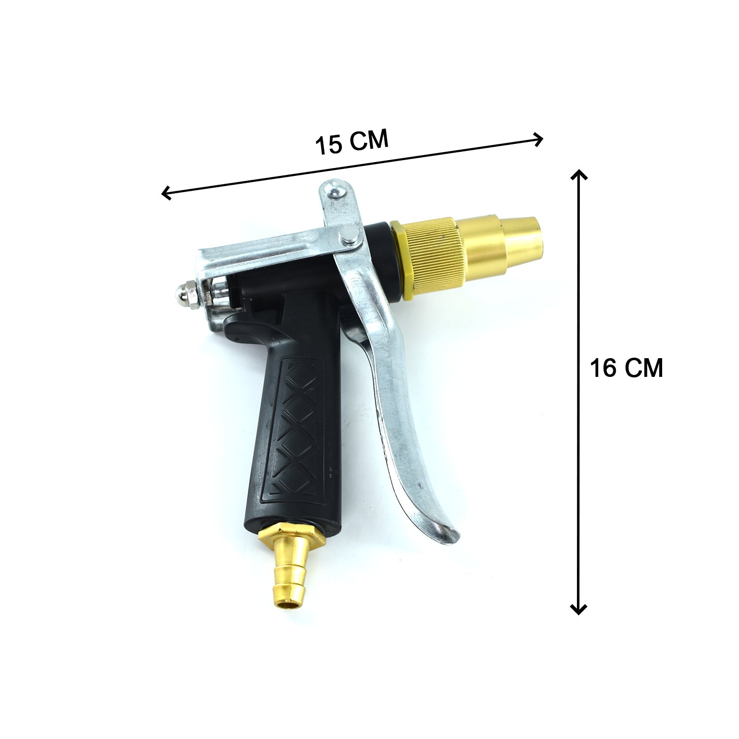 1693A Durable Gold Color Trigger Hose Nozzle Water Lever Spray 