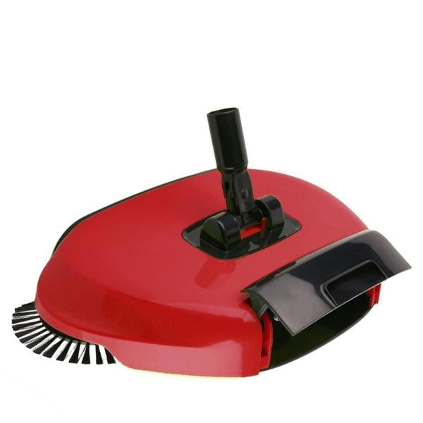 220 Sweeper Floor Dust Cleaning Mop Broom with Dustpan 360 Rotary DeoDap