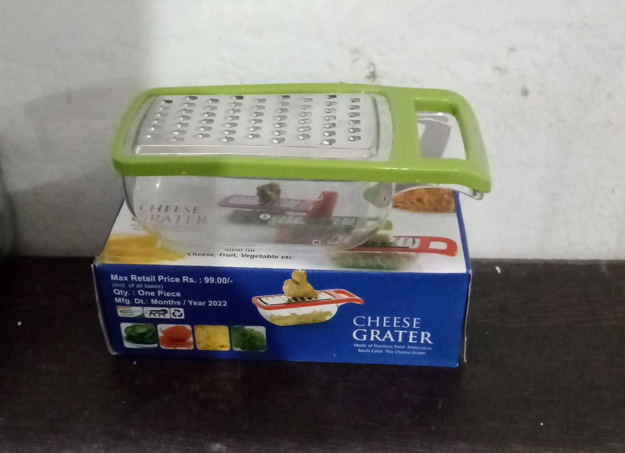 0660  Cheese Grater / Slicer / Chopper With Stainless Steel Blades