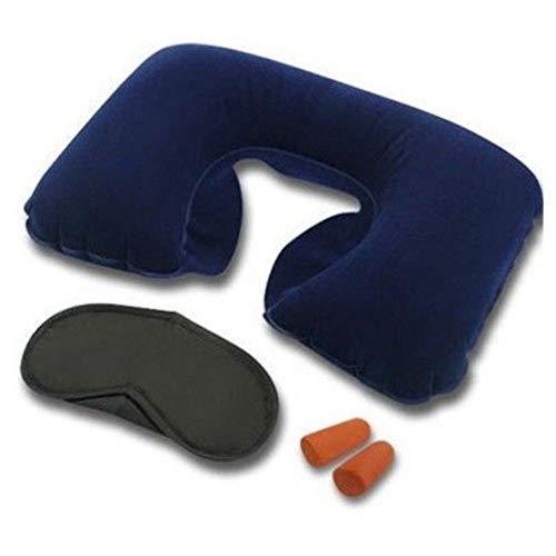 505 -3-in-1 Air Travel Kit with Pillow, Ear Buds & Eye Mask Mishwa DeoDap WITH BZ LOGO