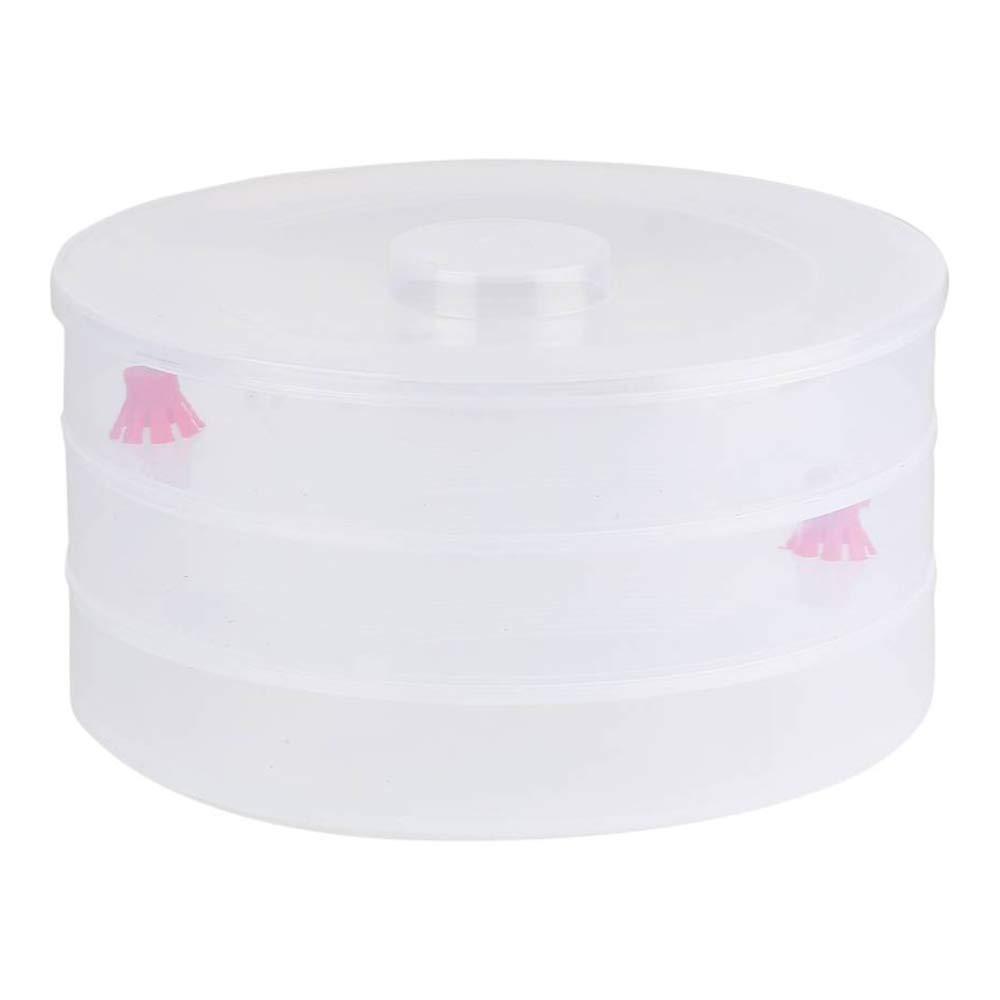 093 Plastic 3 Compartment Sprout Maker, White Mishwa DeoDap