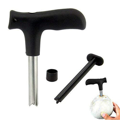 0854 Premium Quality Stainless Steel Coconut Opener Tool/Driller with Comfortable Grip DeoDap