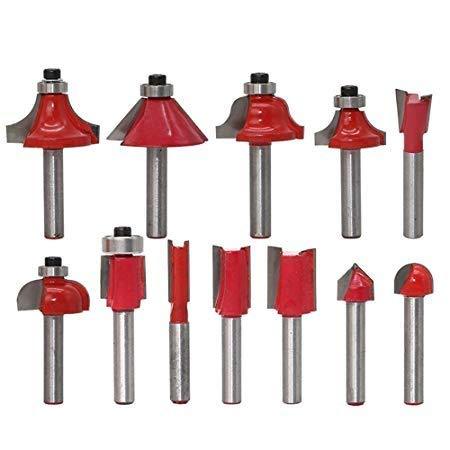 406 -12/15pcs Milling Cutter Router Bit Set 