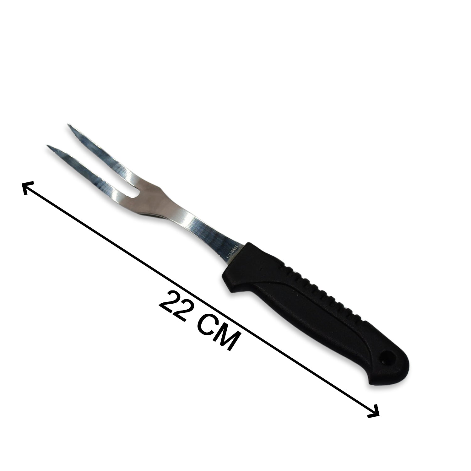 2992 stainless steel and Plastic handle fruit fork. DeoDap