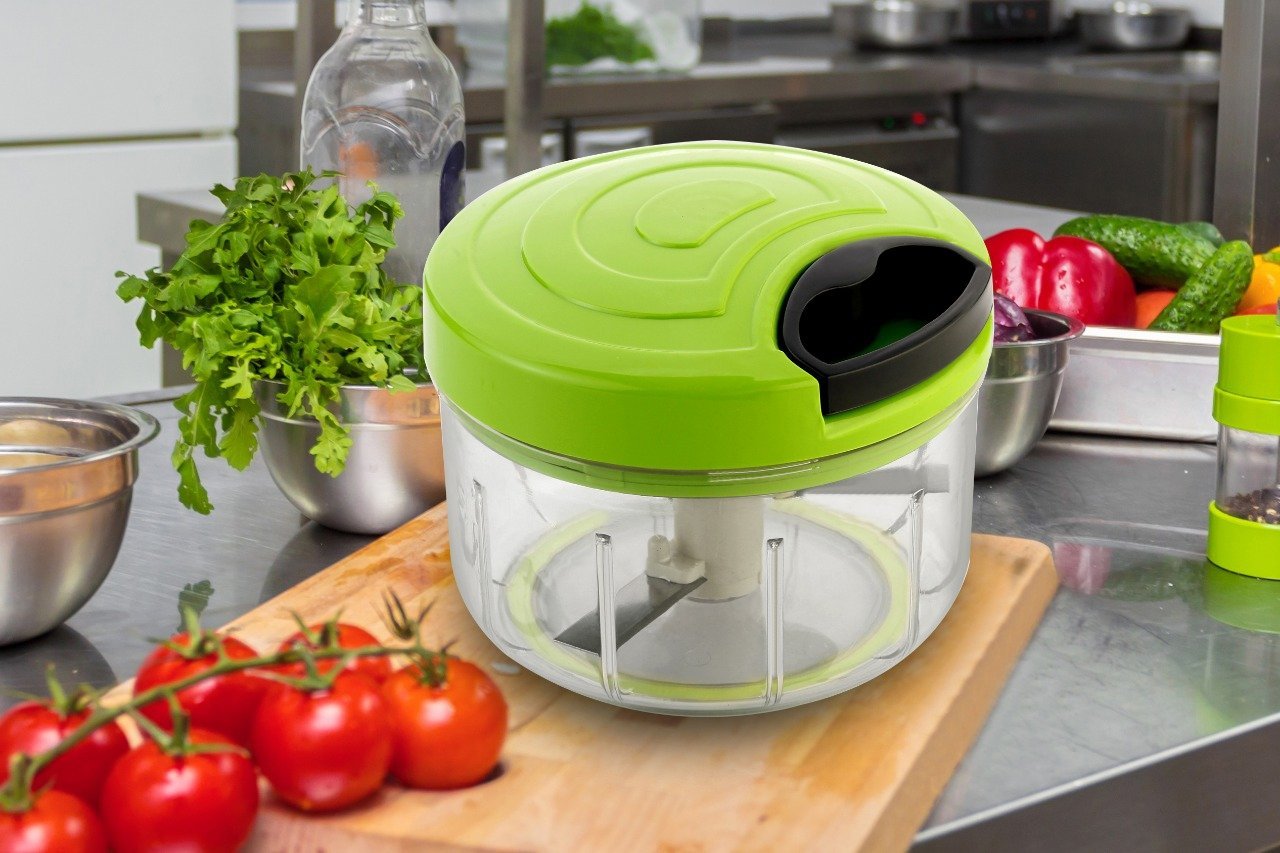 753_Manual Food Chopper, Compact & Powerful Hand Held Vegetable Chopper/Blender DeoDap