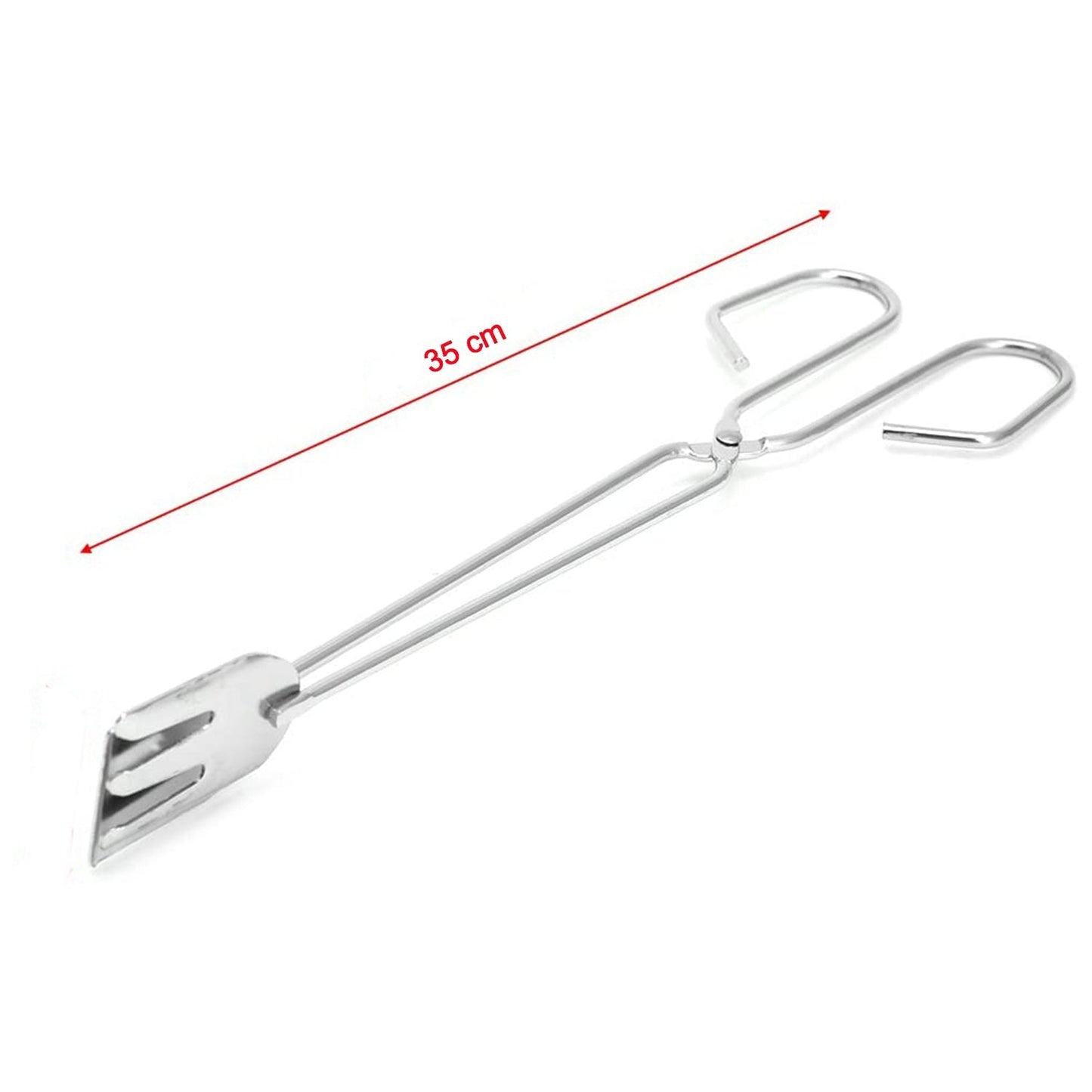 2881 Multi functional Metal BBQ Clip Tongs Clamp for Garbage Charcoal Serving Tools DeoDap