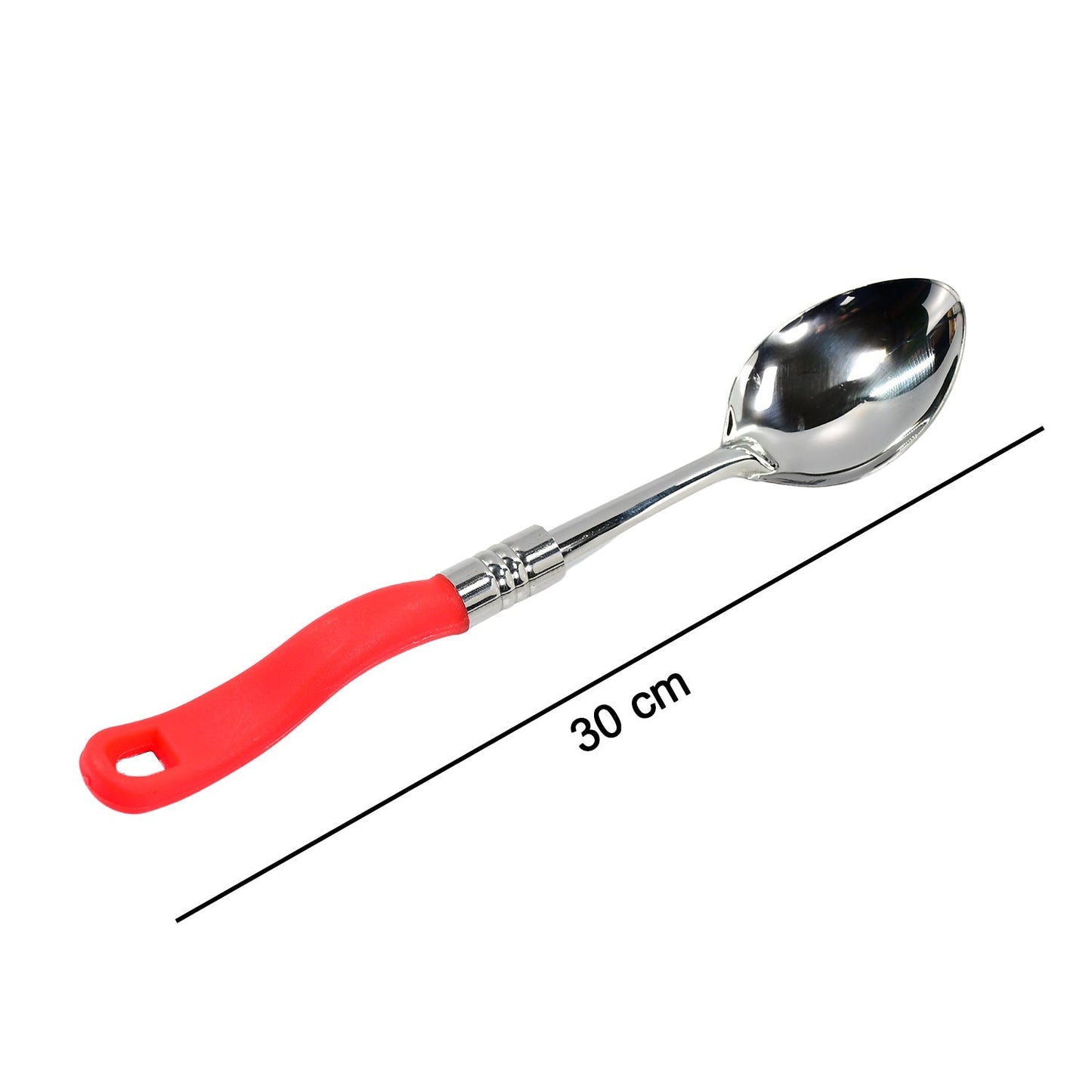 2936 Stainless Steel Serving Spoon with plastic handle DeoDap