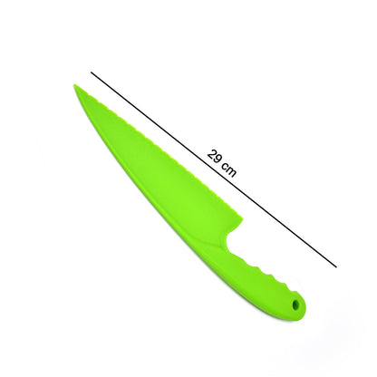 2097 Plastic Kitchen Knife for Cutting Fruit Vegetable Lettuce Salads or Bread DeoDap