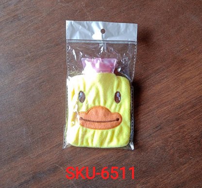 6511 Yellow Duck small Hot Water Bag with Cover for Pain Relief, Neck, Shoulder Pain and Hand, Feet Warmer, Menstrual Cramps. DeoDap