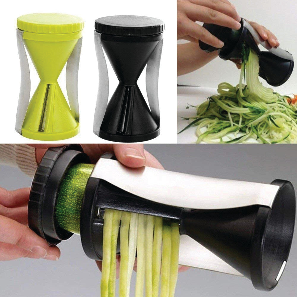 0721 Spiralizer Vegetable Cutter Grater Slicer With Spiral Blades DeoDap