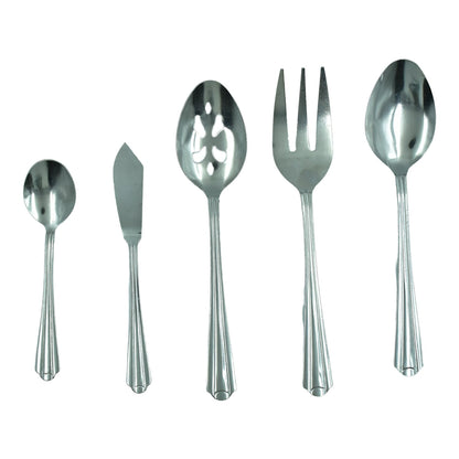 2769 45Pc Stainless steel Flatware Set Used For Dinner, Breakfast And Lunch Purposes In All Kinds Of Places. DeoDap