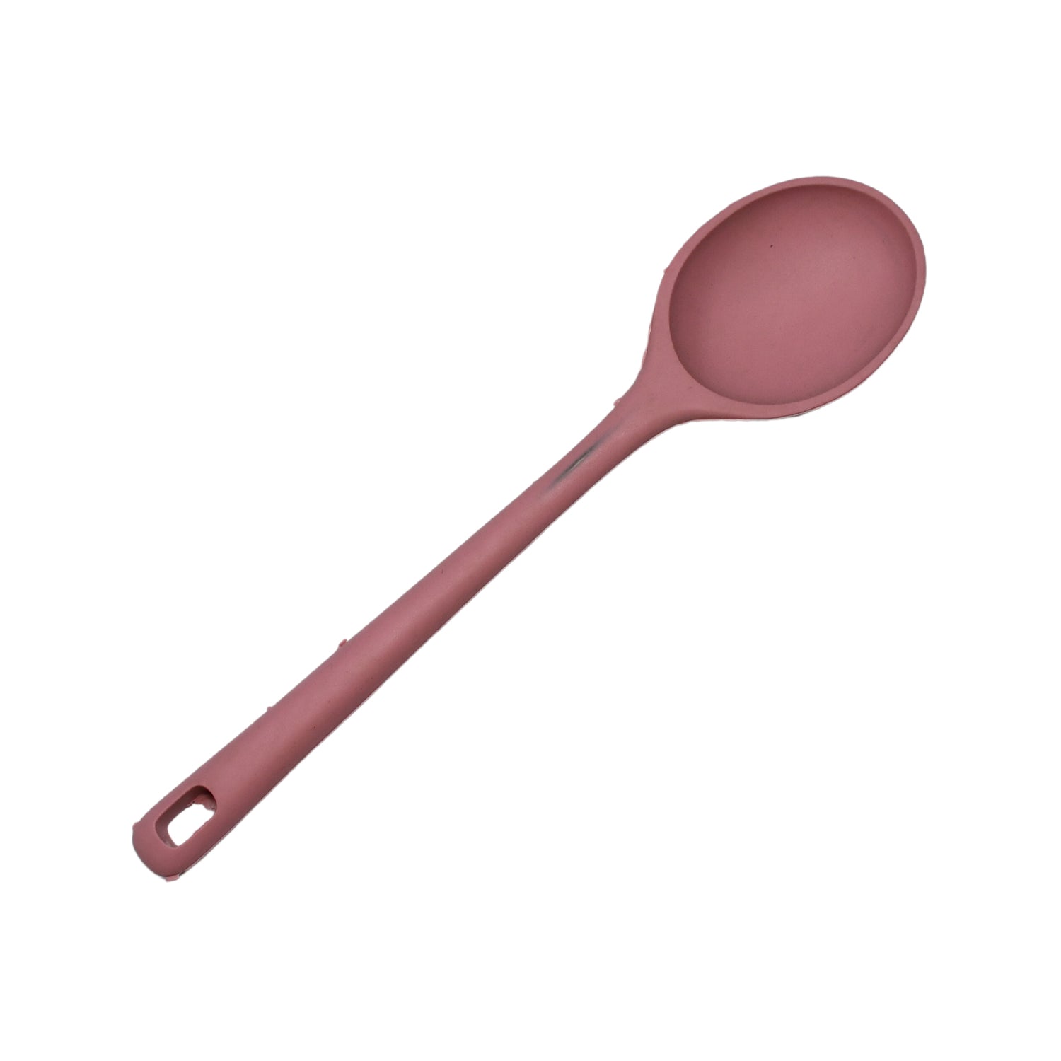 5387  HEAT RESISTANT SILICONE BASTING SPOON NON-STICK SPOON HYGIENIC SOLID COATING COOKWARE KITCHEN TOOLS 