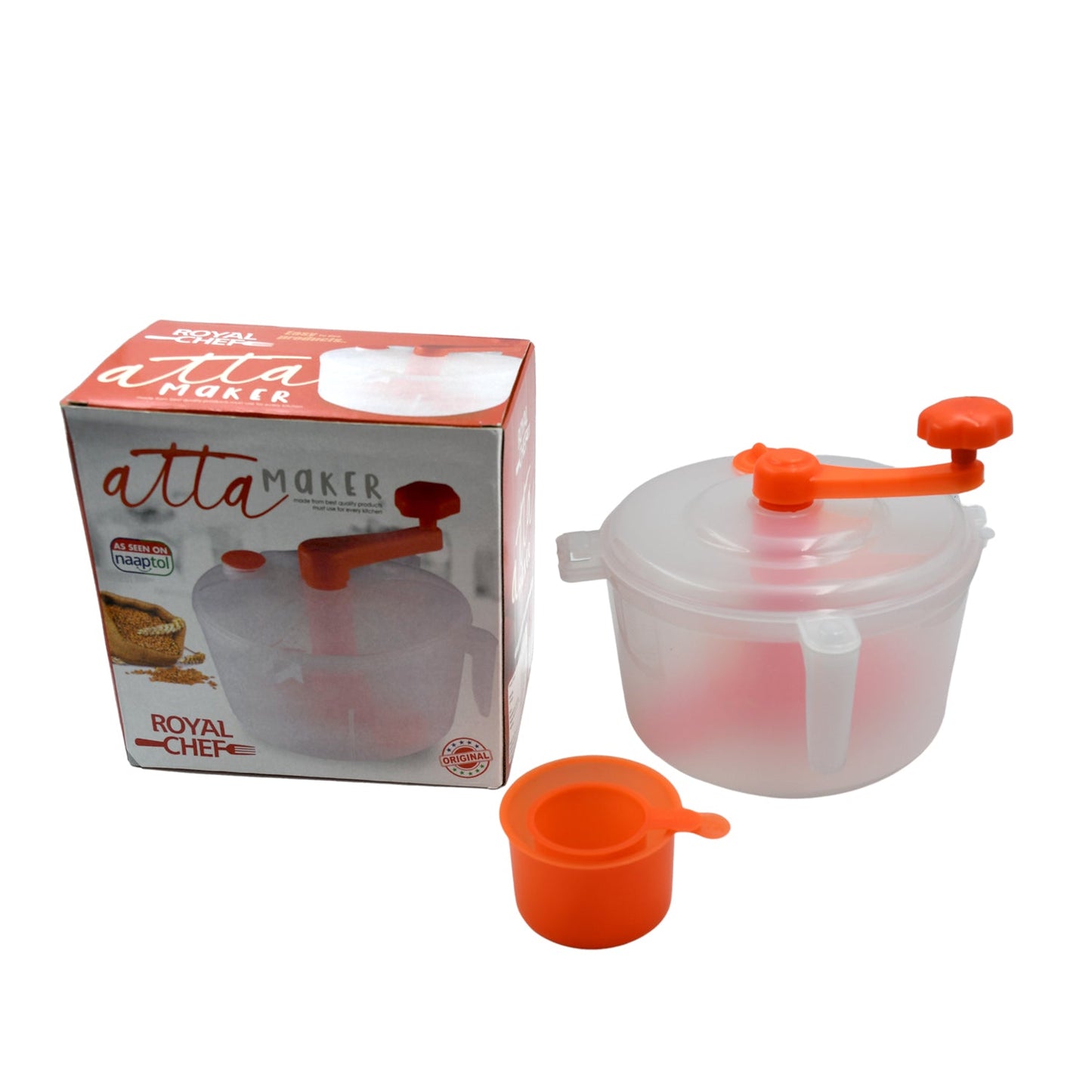 0155b Plastic Atta/Dough Maker I Manual Dough Maker Machine for Kitchen/Automatic Plastic Atta Maker Home