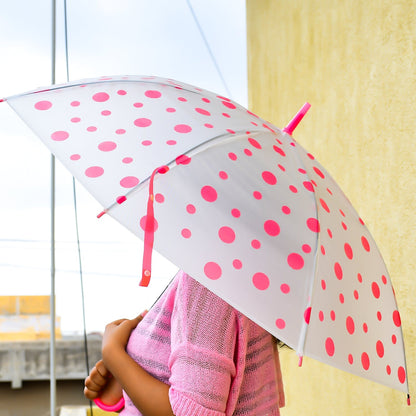 6258 Dot Printed Umbrella for Men and Women Multicolor DeoDap