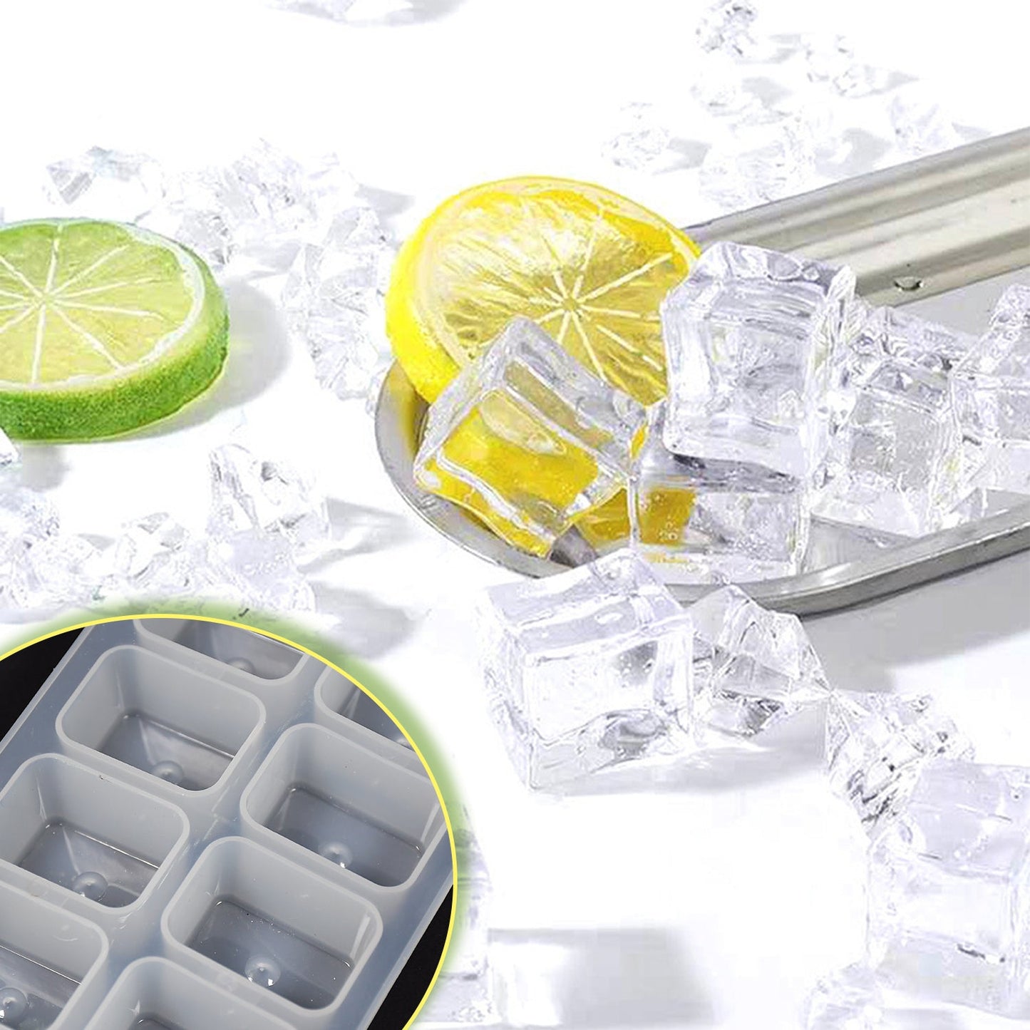 2982 16Cavity Plastic Ice Cube Tray ice Maker Mold for Freezer. DeoDap