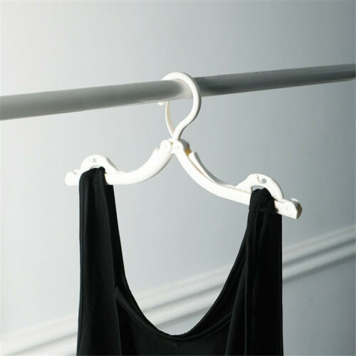 1432 Portable & Foldable Multicolor Plastic Hangers (1pc) DeoDap