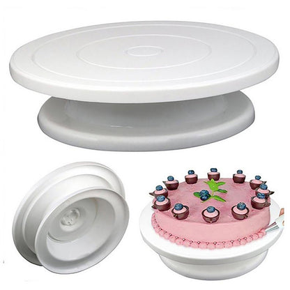 2540 Rotating Cake Stand for Decoration and Baking ( 28 Cm) 