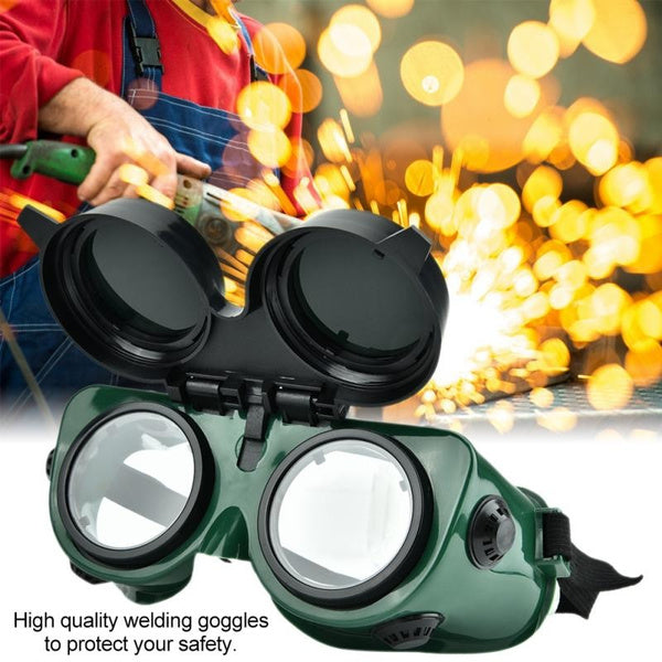 417 Welding Goggles (Dark Green, Large) 