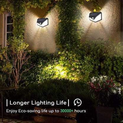 1255 Solar Lights for Garden LED Security Lamp for Home, Outdoors Pathways DeoDap